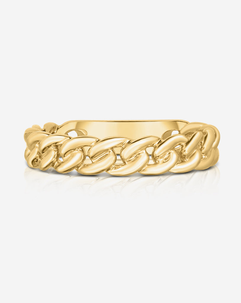 ring concierge rings 14k yellow gold 3 gold chain ring
