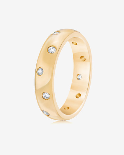 Scattered Luxe Inlay Eternity Band