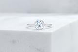 Vow Vow Engagement Rings Antique-Style Round / Platinum / Original Design Mercer
