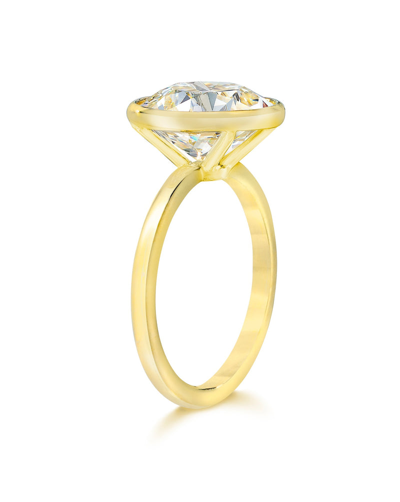 Bridal Engagement Rings Bezel Engagement Ring