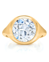 Bridal Engagement Rings Old European Cut / Yellow Gold The Oculus