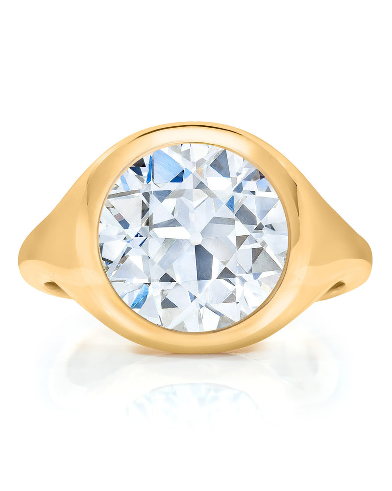 Bridal Engagement Rings Old European Cut / Yellow Gold The Oculus