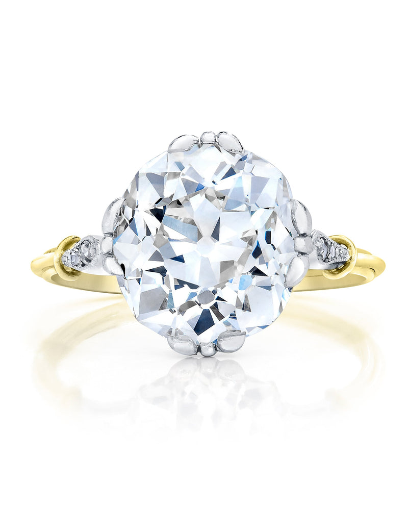 Bridal Engagement Rings Old Mine Cut / Yellow Gold Signature Antique®