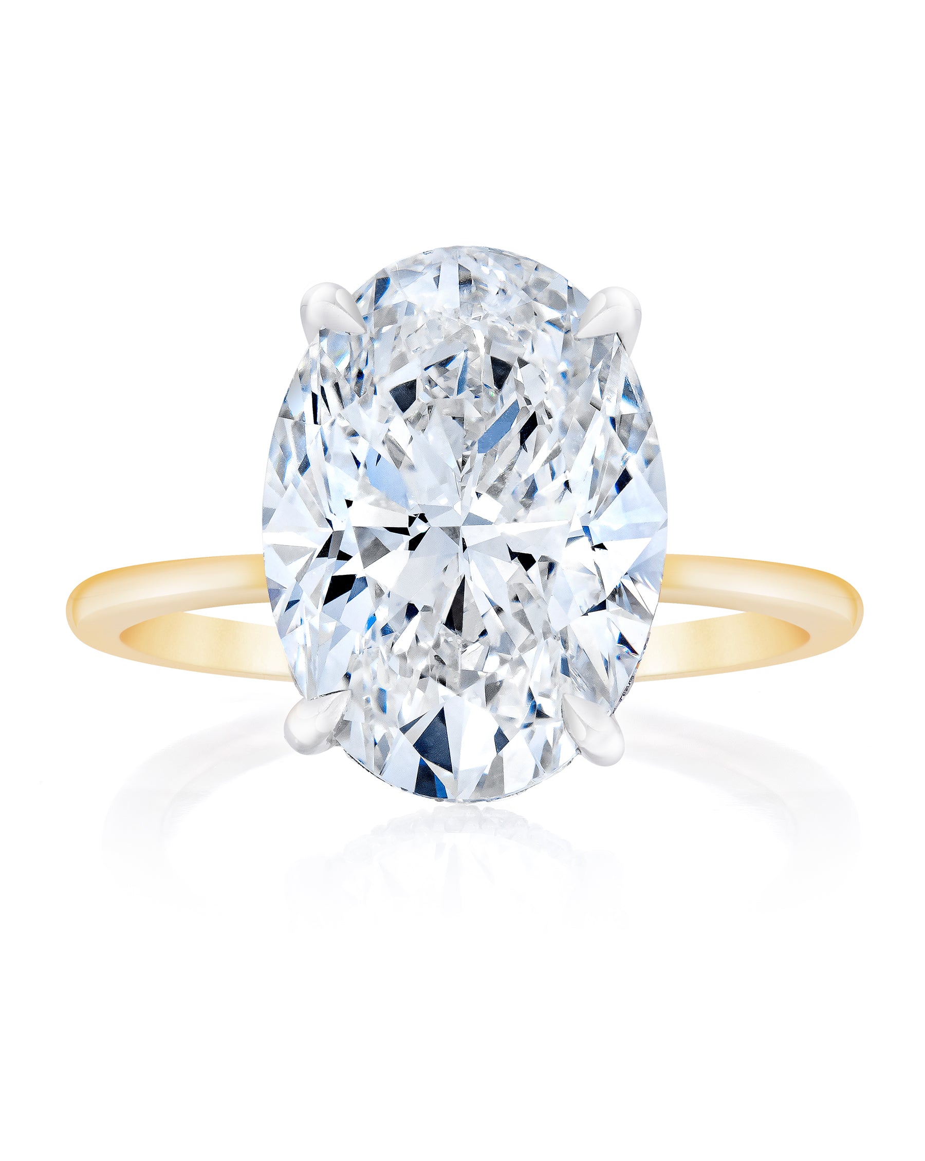 Diamond White Gold Ring, Big Alloro