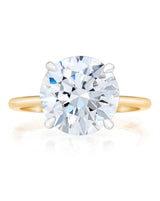 Bridal Engagement Rings Round / Yellow Gold Whisper Thin®