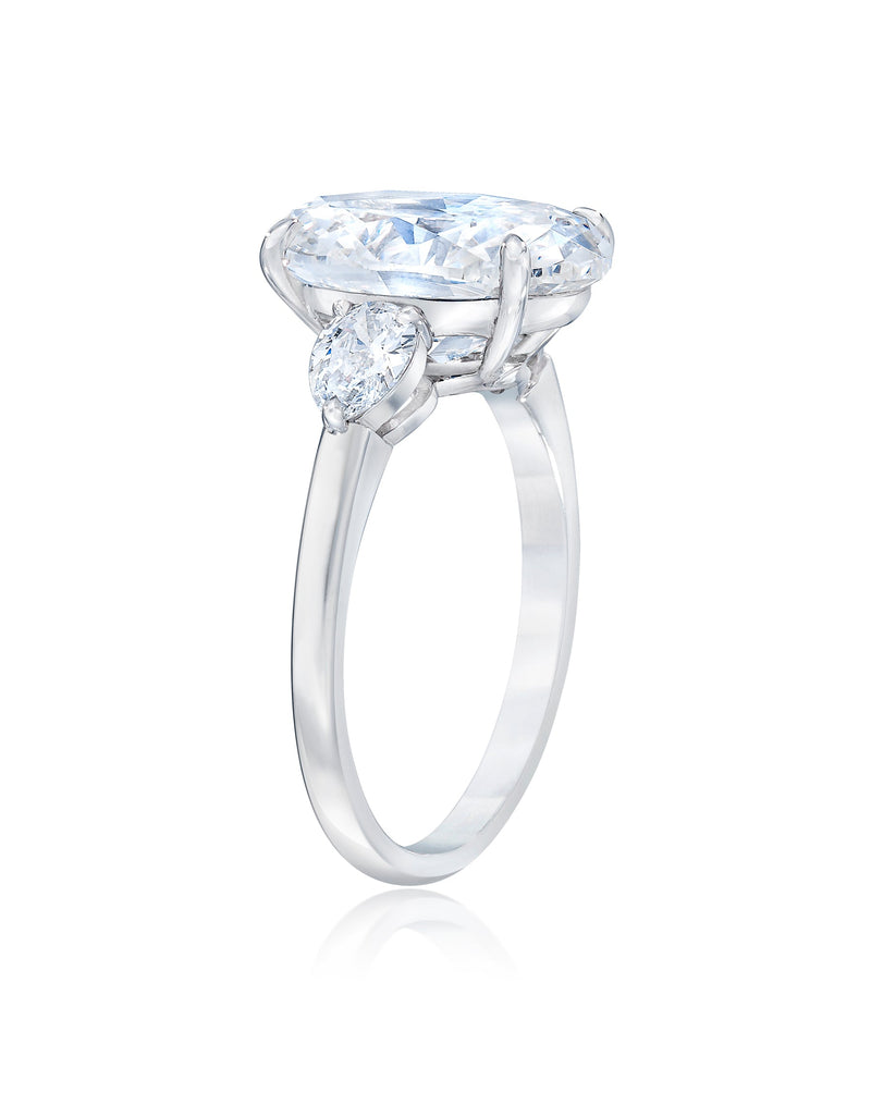 Bridal Engagement Rings Side-Stone Engagement Ring