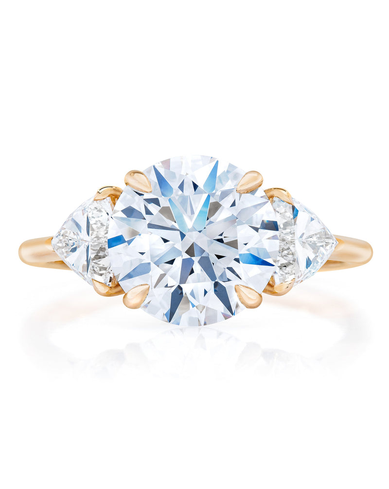 Bridal Engagement Rings Side-Stone Engagement Ring