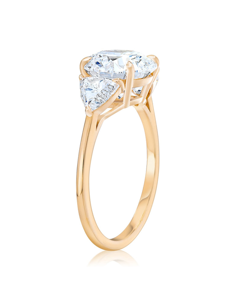 Bridal Engagement Rings Side-Stone Engagement Ring
