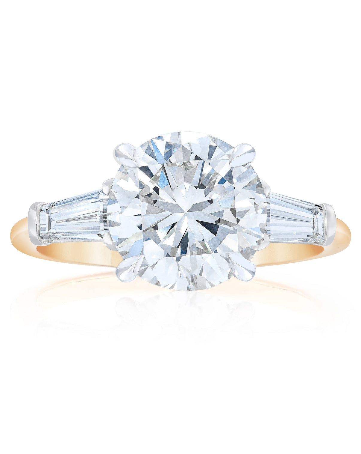 Bridal Engagement Rings Side-Stone Engagement Ring