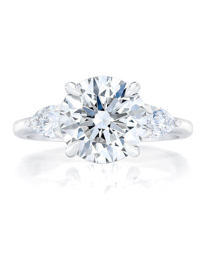 Bridal Engagement Rings Side-Stone Engagement Ring