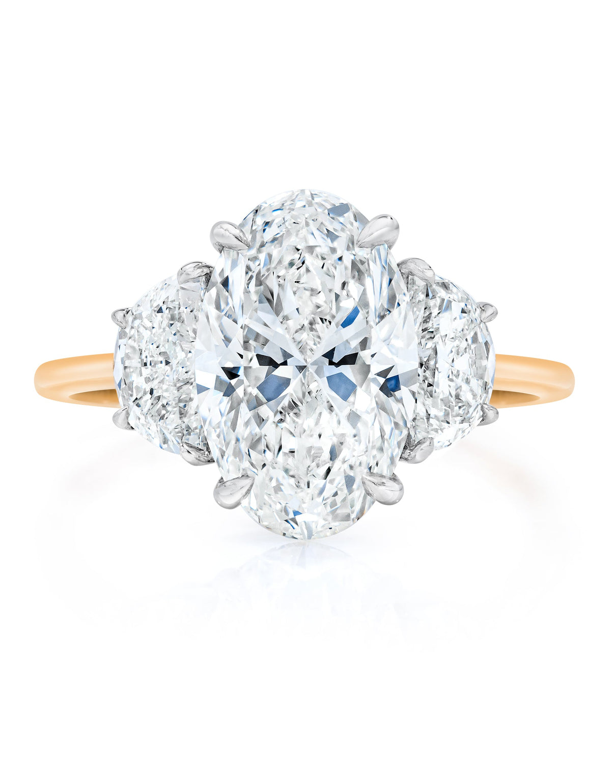 Bridal Engagement Rings Side-Stone Engagement Ring