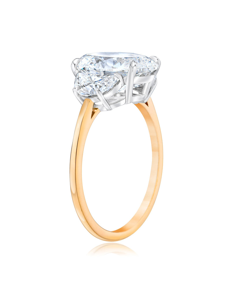 Bridal Engagement Rings Side-Stone Engagement Ring