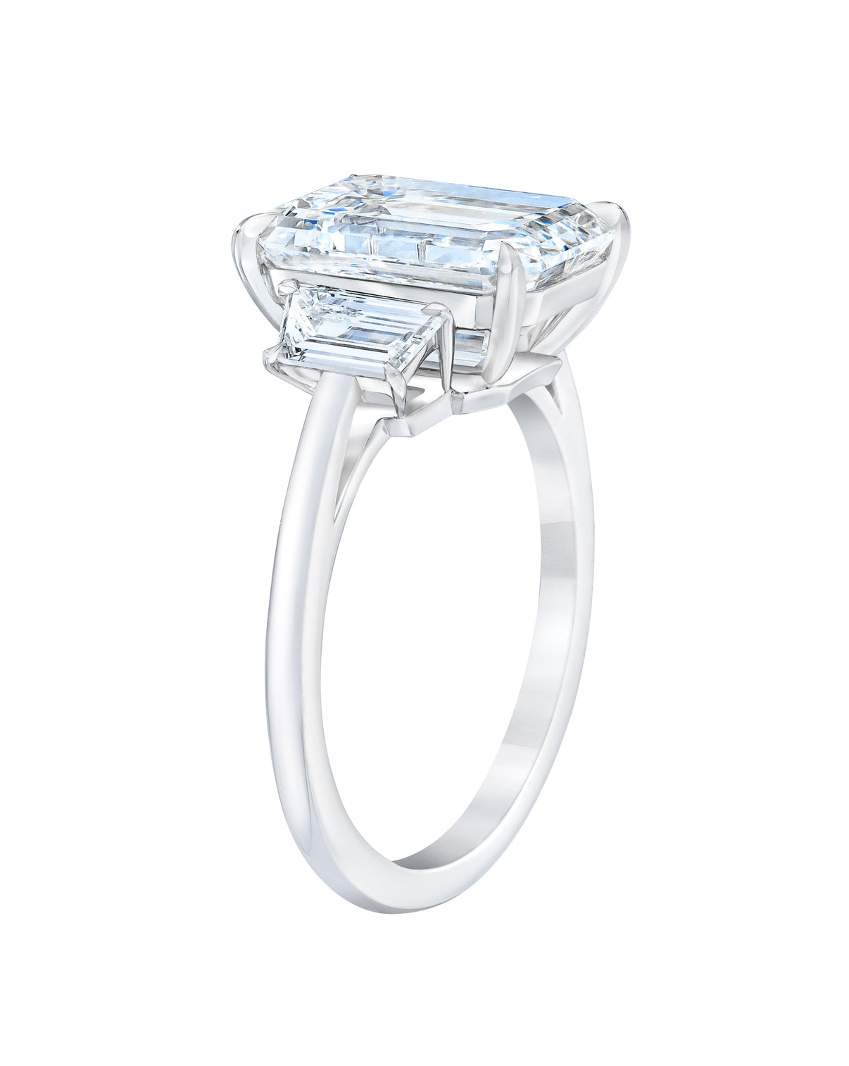 Bridal Engagement Rings Side-Stone Engagement Ring