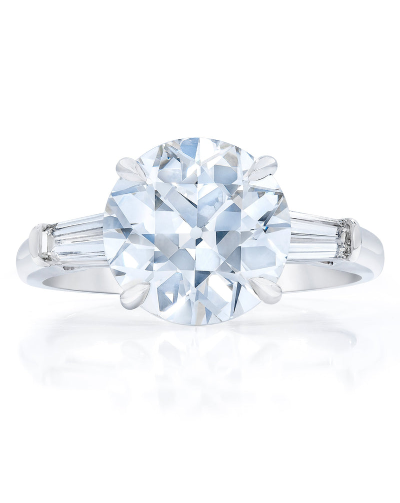 Bridal Engagement Rings Side-Stone Engagement Ring