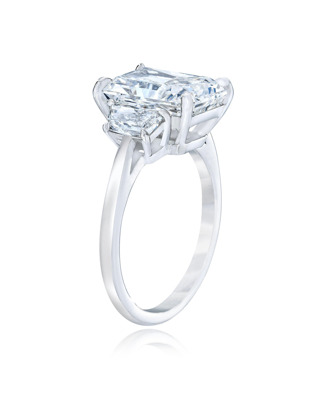 Bridal Engagement Rings Side-Stone Engagement Ring