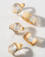 Bridal Engagement Rings The Triple Bezel 