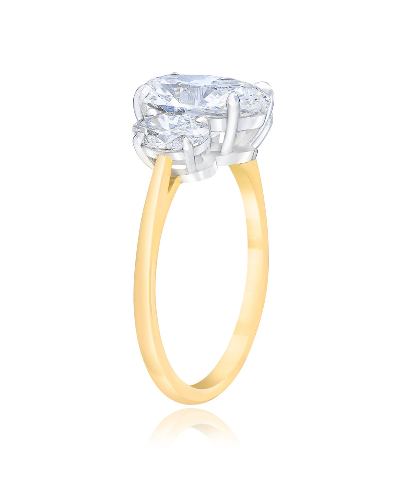 Bridal Engagement Rings Three-Stone Engagement Ring