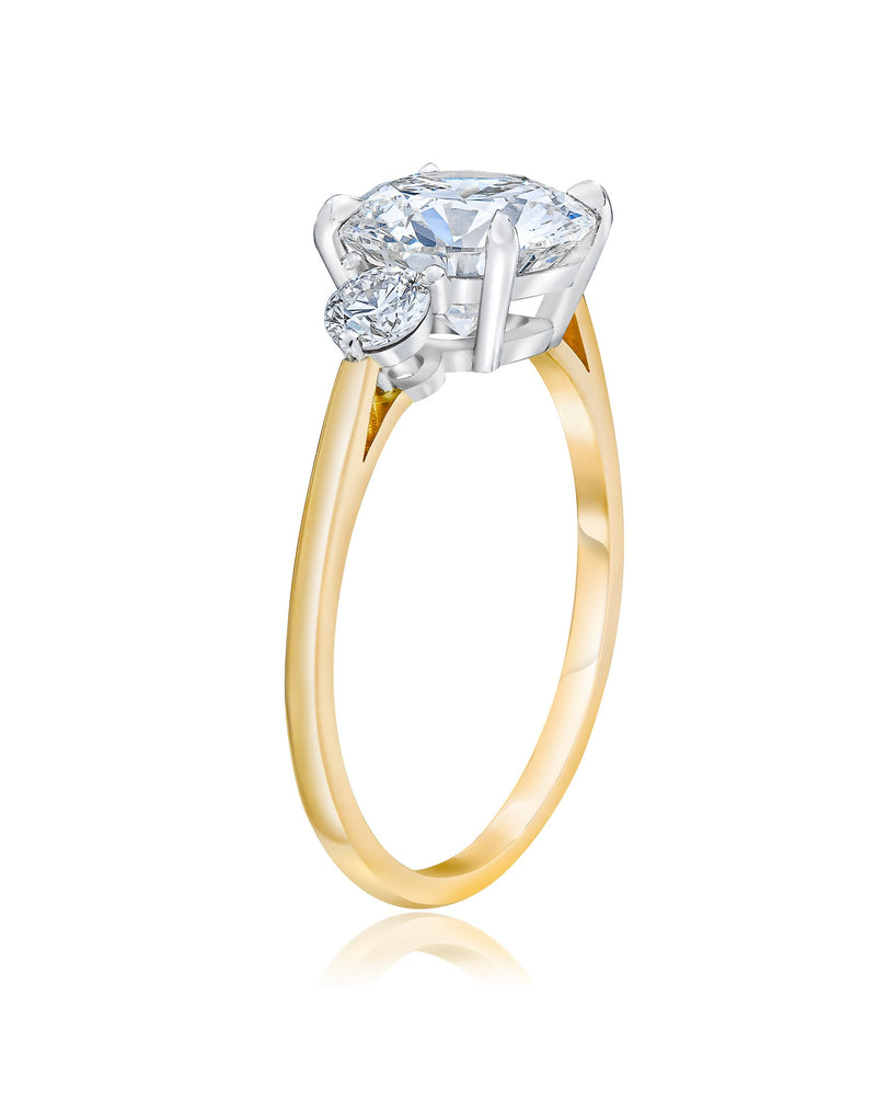 Bridal Engagement Rings Three-Stone Engagement Ring