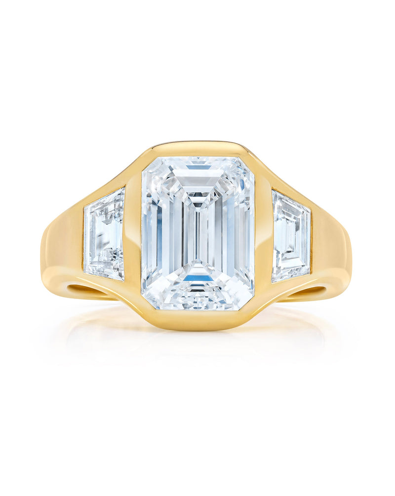 Bridal Engagement Rings Trinity Bezel | Signature-settings