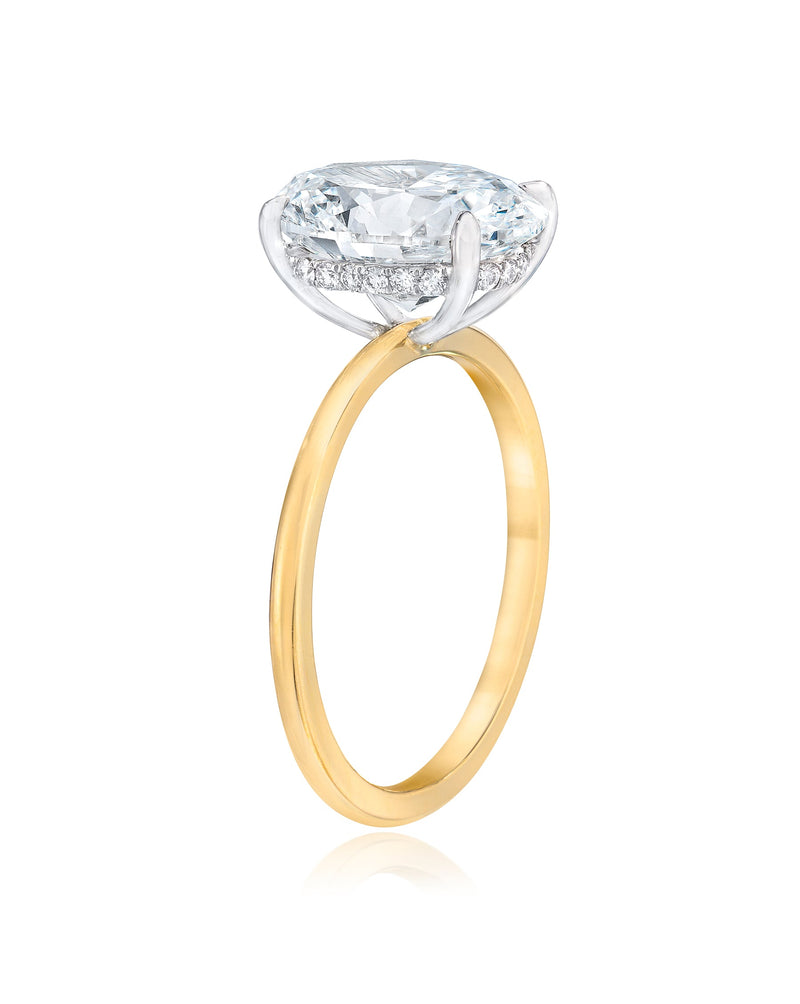 Bridal Engagement Rings Whisper Thin® with Hidden Halo
