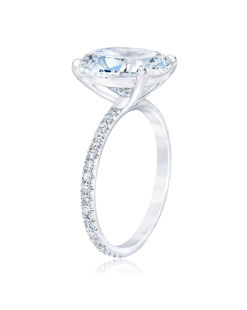 Bridal Engagement Rings Whisper Thin® with Pavé