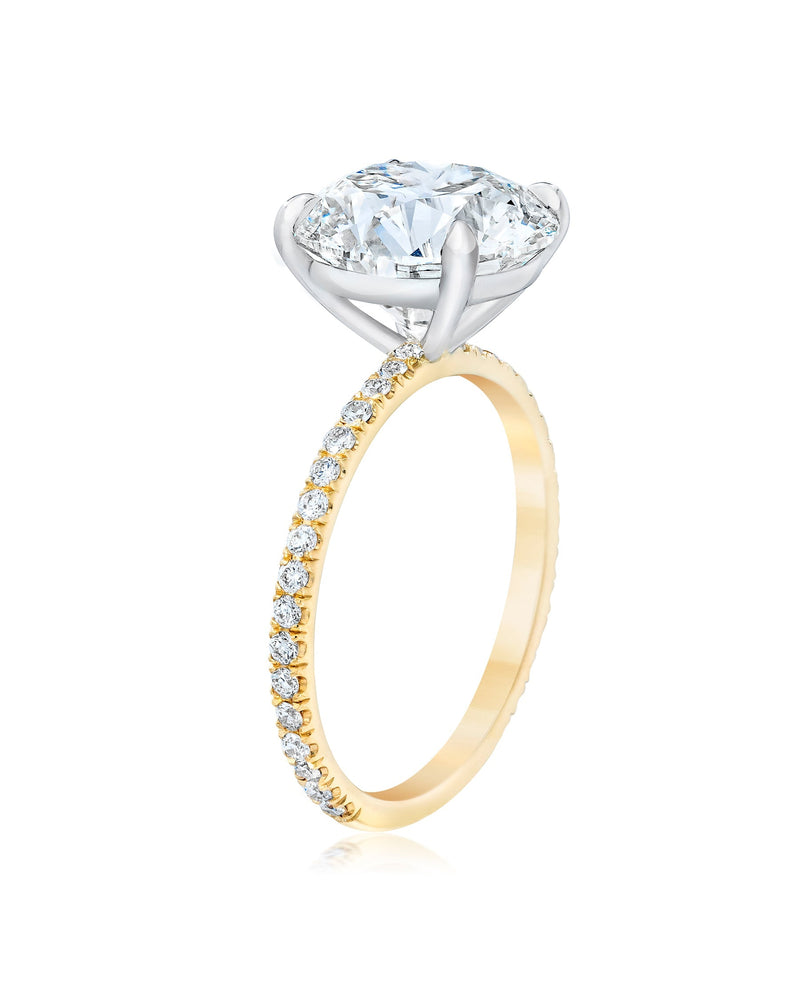 Bridal Engagement Rings Whisper Thin® with Pavé