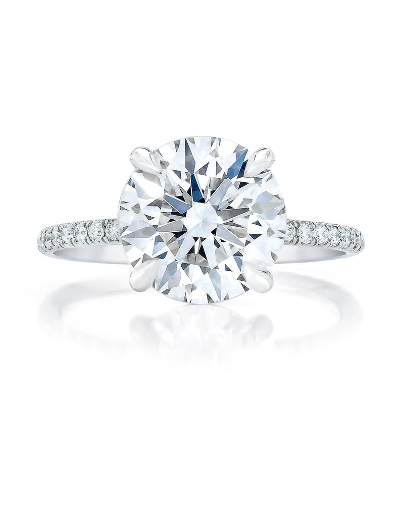 Bridal Engagement Rings Whisper Thin® with Pavé