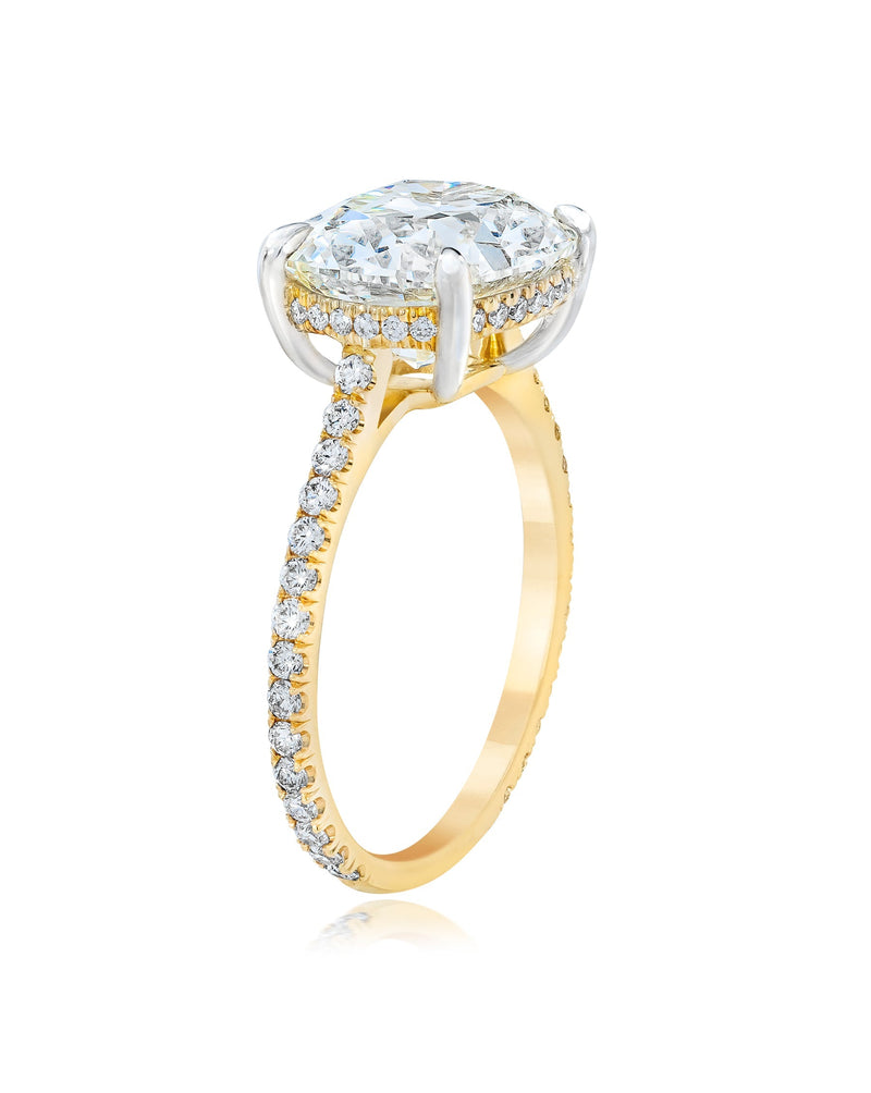 Bridal Engagement Rings Whisper Thin® with Pavé