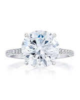 Bridal Engagement Rings Whisper Thin® with Pavé