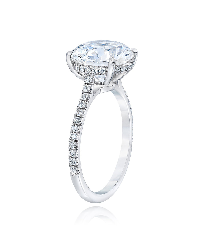 Bridal Engagement Rings Whisper Thin® with Pavé