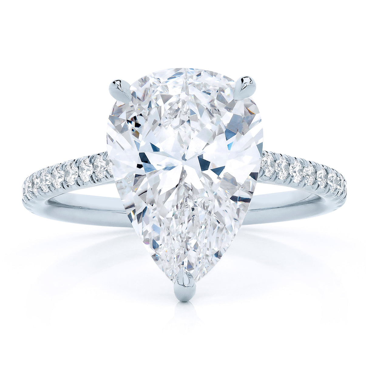 Bridal Engagement Rings Whisper Thin® with Pavé