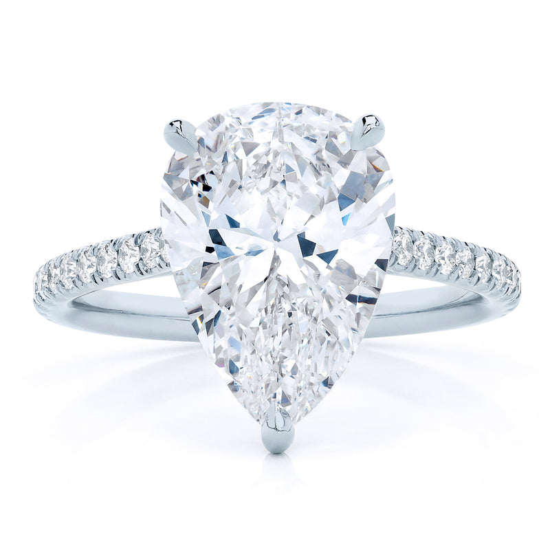 Bridal Engagement Rings Whisper Thin® with Pavé