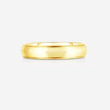 Bridal Mens Rings 14k Yellow Gold / 6.5 5 mm Milgrain Comfort Fit Wedding Band