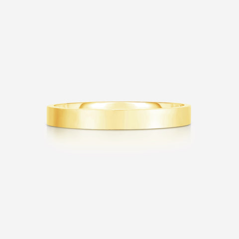 3 mm Flat Wedding Band