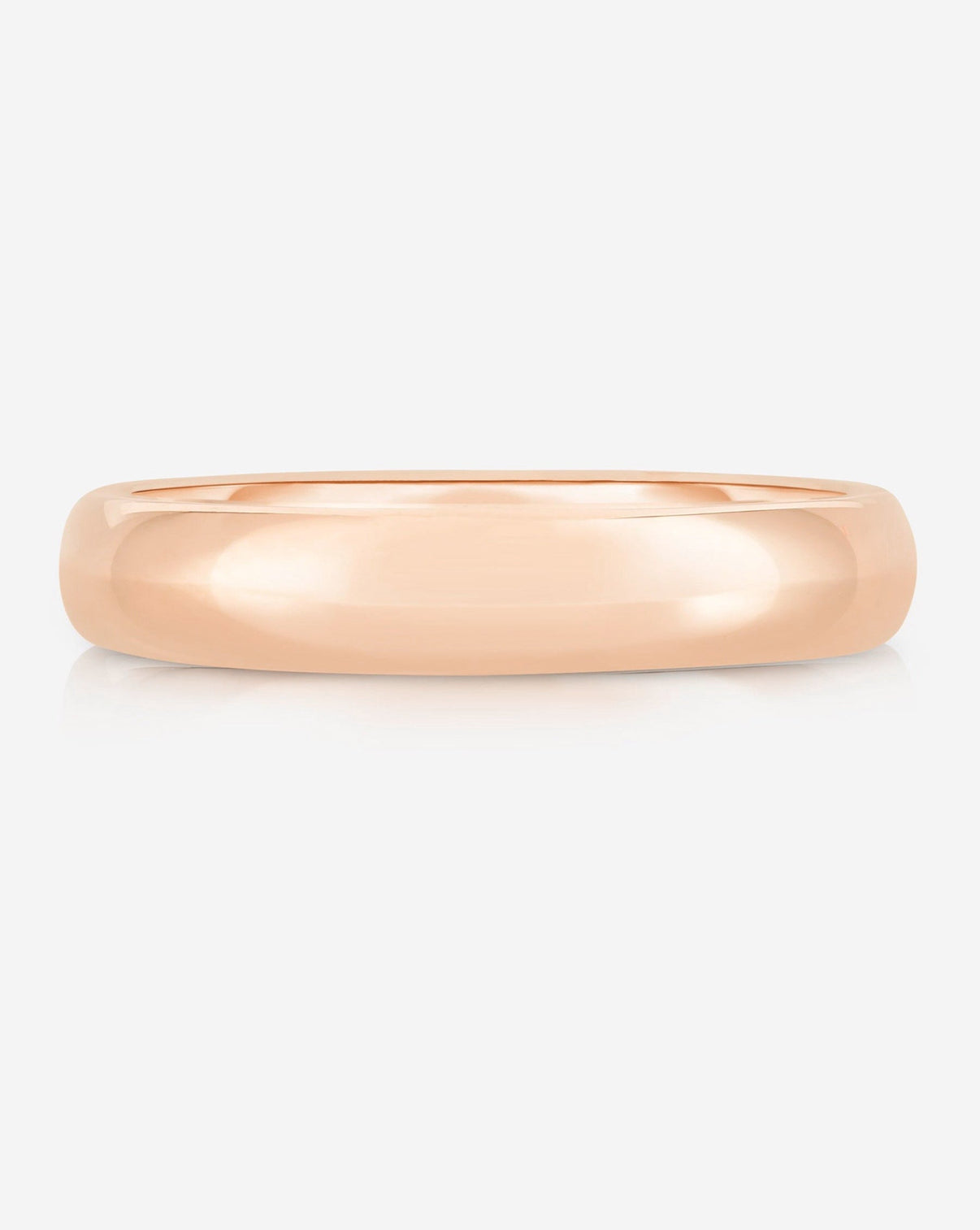 Bridal Mens Rings 4 mm Comfort Fit Wedding Band