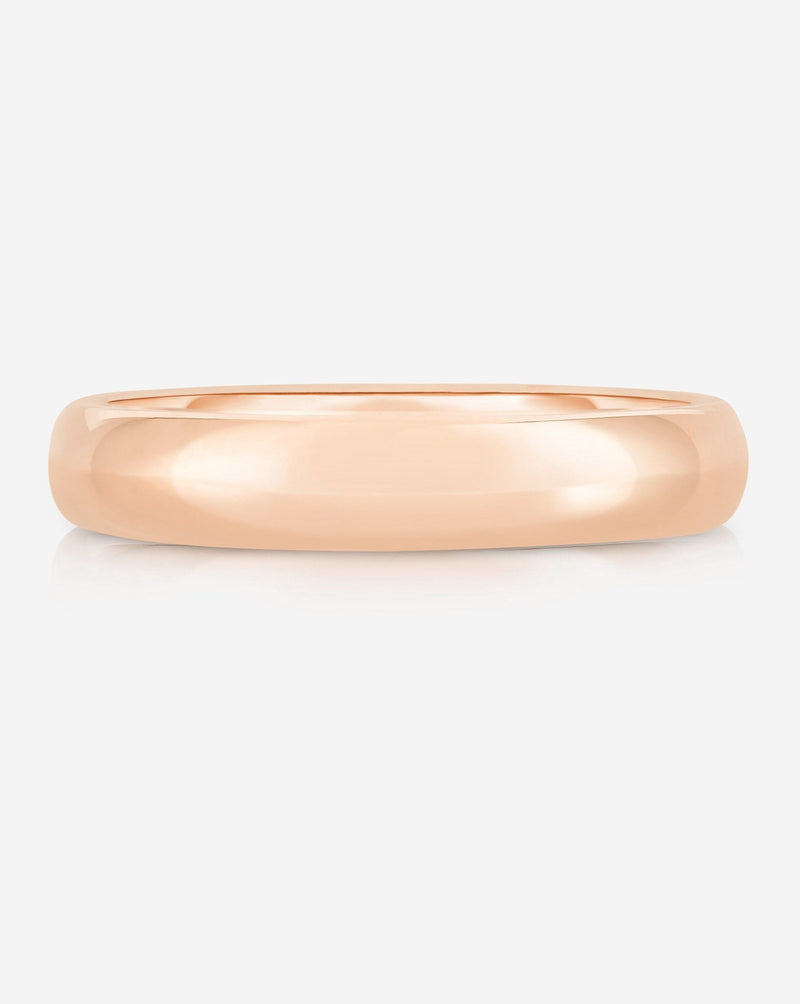 Bridal Mens Rings 4 mm Comfort Fit Wedding Band