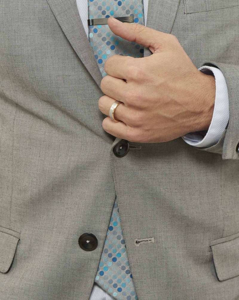 Bridal Mens Rings 6 mm Contrast + Beveled Wedding Band