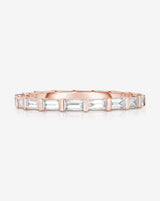 Ring Concierge Baguette Bar Eternity Band 14K Rose Gold