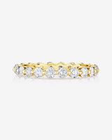 Bridal Wedding Bands 14k Yellow Gold / 0.06 Single Prong Eternity Band