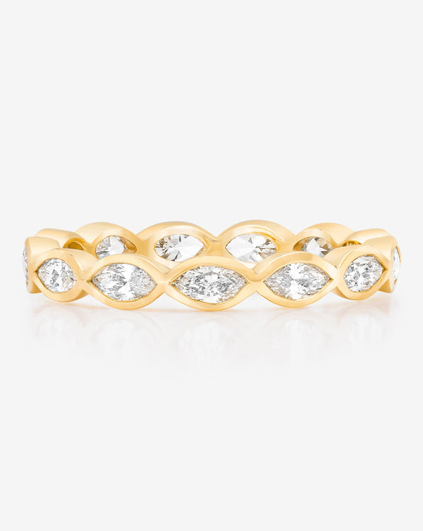Marquise Bezel Eternity Band