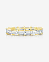 Sideways baguette 2025 eternity band