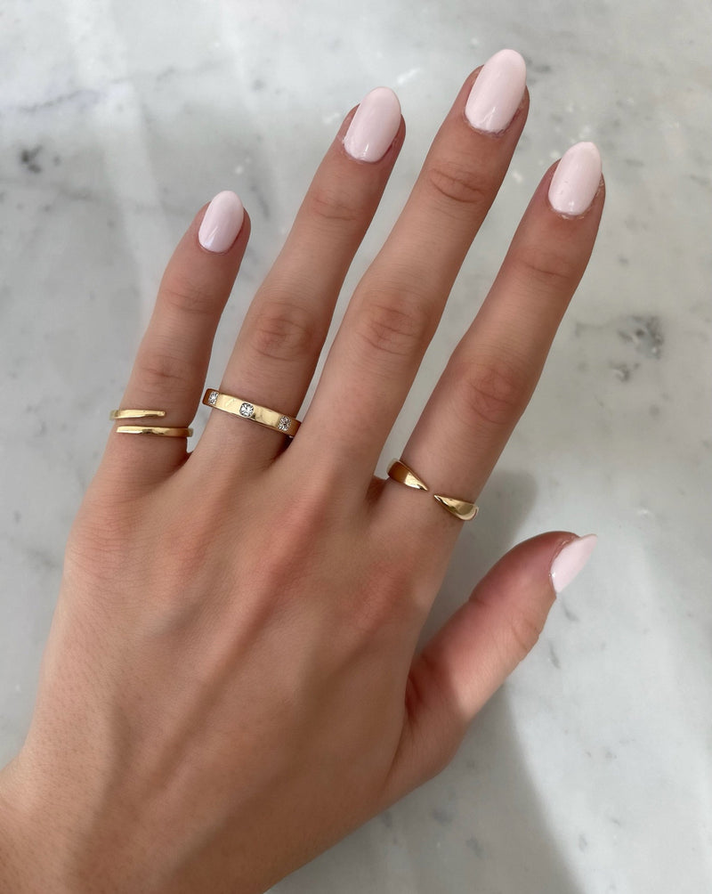 Bridal Wedding Bands Asscher Luxe Inlay Eternity Band