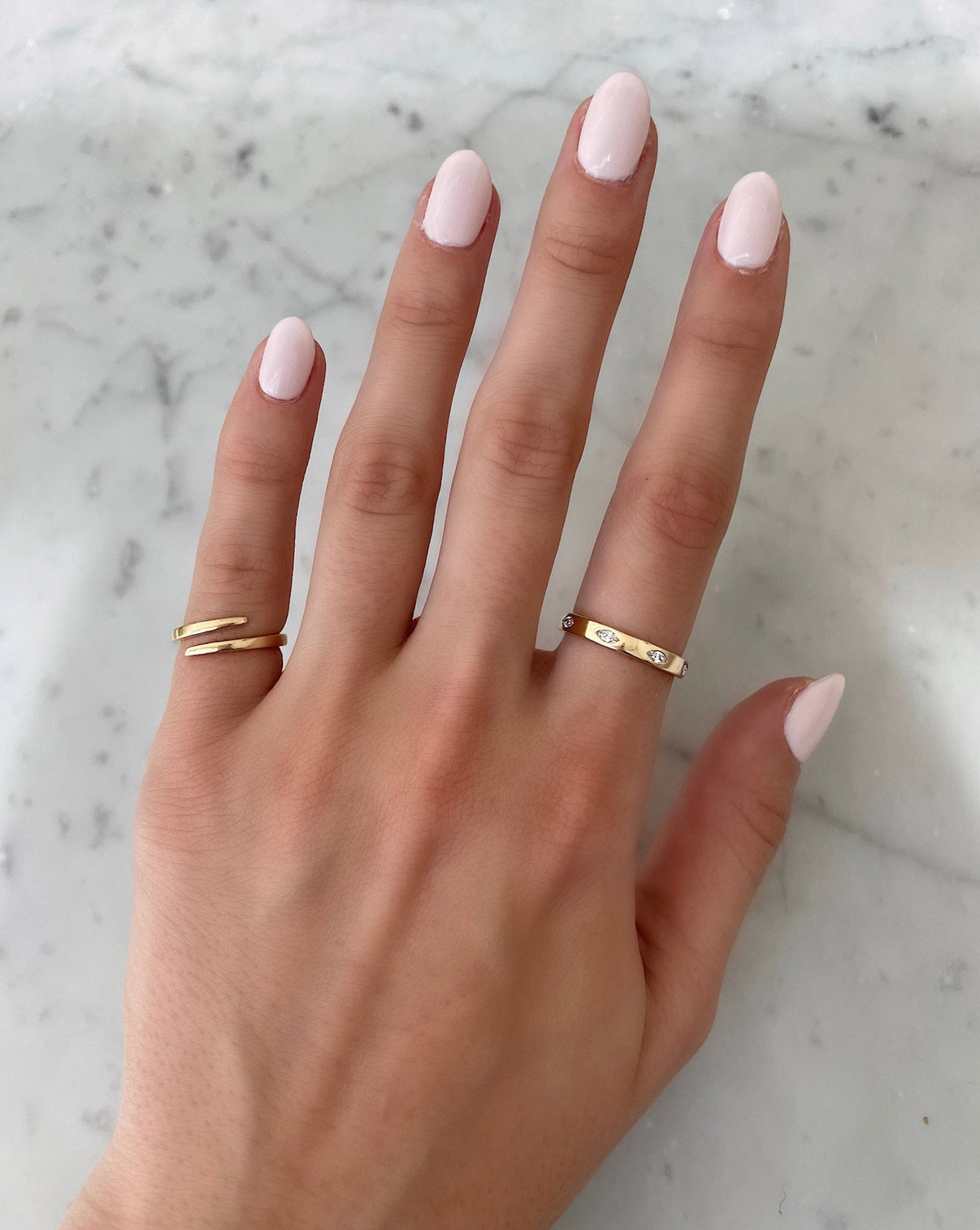 Bridal Wedding Bands Marquise Luxe Inlay Eternity Band