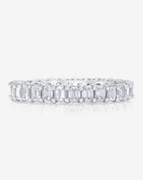 Bridal Wedding Bands Platinum / Petite Emerald Eternity Band