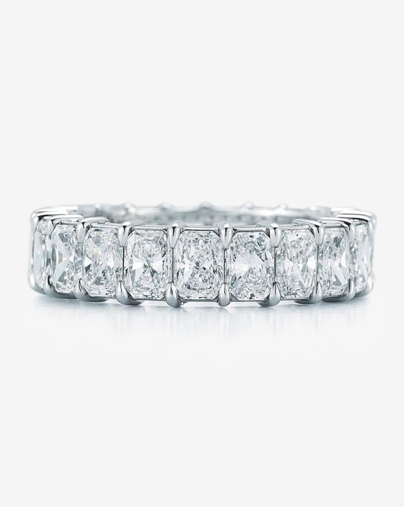 Bridal Wedding Bands Radiant Cut Eternity Band