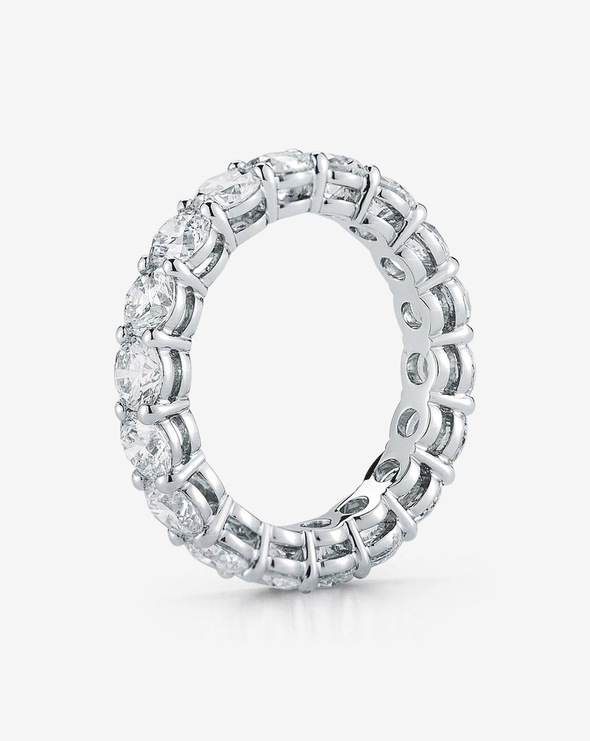 Bridal Wedding Bands Round Diamond Eternity Band Platinum