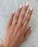 Bridal Wedding Bands Round Luxe Inlay Eternity Band