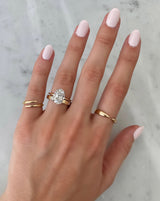 Bridal Wedding Bands Round Luxe Inlay Eternity Band