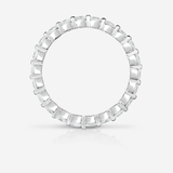 Single Prong Eternity Band Platinum