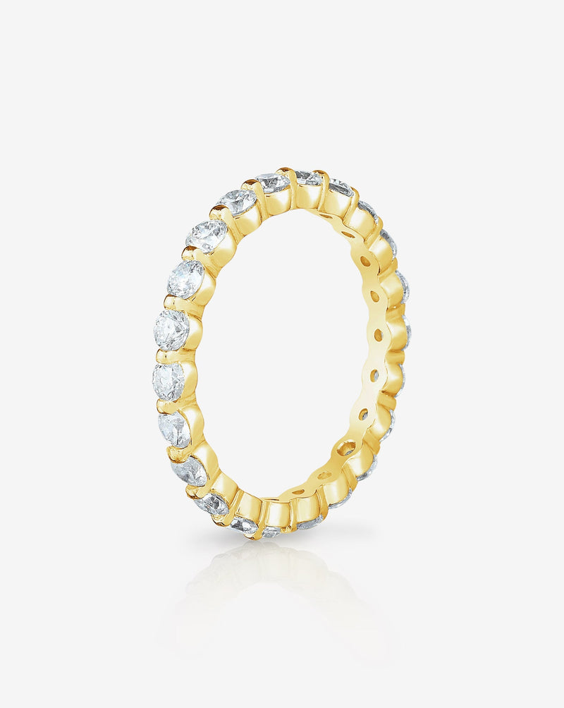Bridal Wedding Bands Single Prong Eternity Band